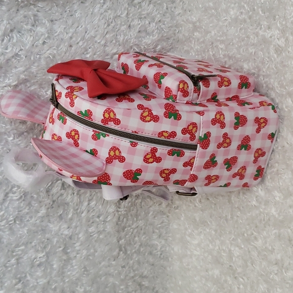 NWT Loungefly Minnie Ears Strawberry set - Picture 3 of 16